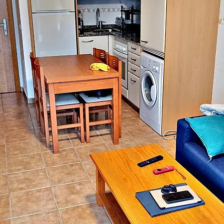 Apartamento Playa Langosteira Con Jardin