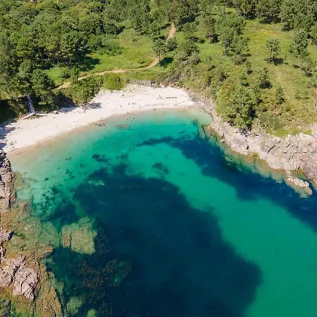 Playa Langosteira Con Jardin Daire